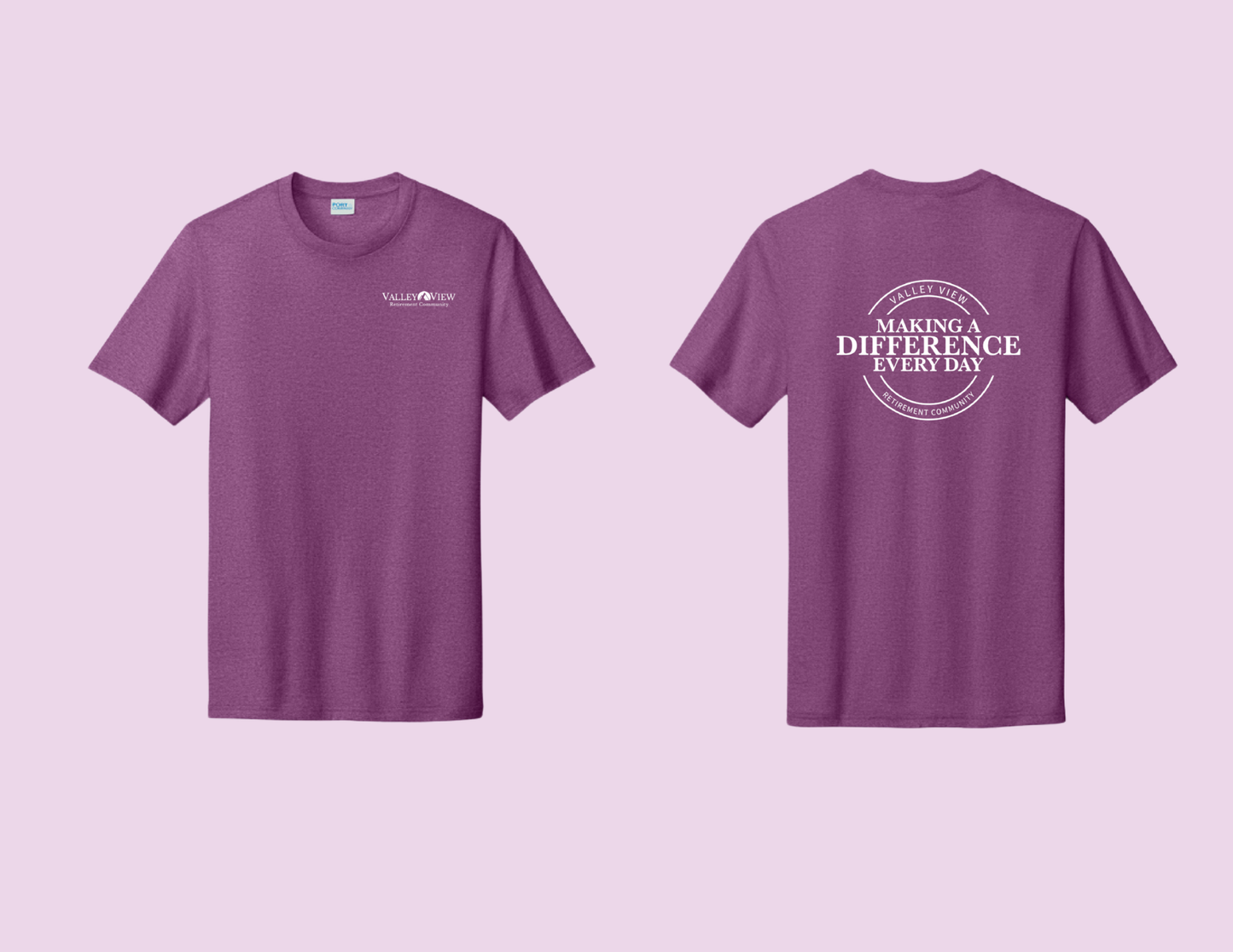 "Making a Difference Everyday" Purple T-shirt